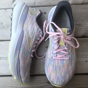 Women's 9.5 Brooks Glycerin 21 Knit Thistledown Corsage Road Running Shoes